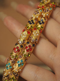 Vintage-Inspired Dazzling Kaleidoscope Bracelet