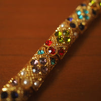 Vintage-Inspired Dazzling Kaleidoscope Bracelet