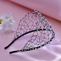 Luxurious Knitted Crystal Hairnet