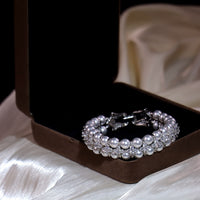 Knitted Pearl Sparkling Luxury Bracelet