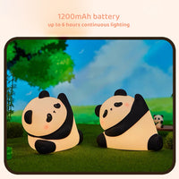 Kungfu Panda Night Light – Soft Silicone LED Lamp for Nursery & Bedside