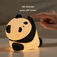 Kungfu Panda Night Light – Soft Silicone LED Lamp for Nursery & Bedside