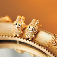 Dazzling Labubu Stud Earrings