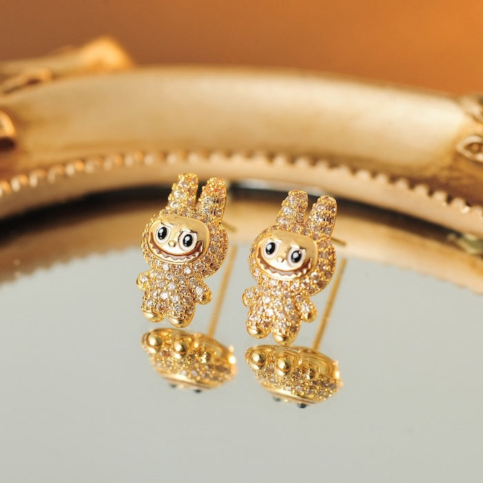 Dazzling Labubu Stud Earrings
