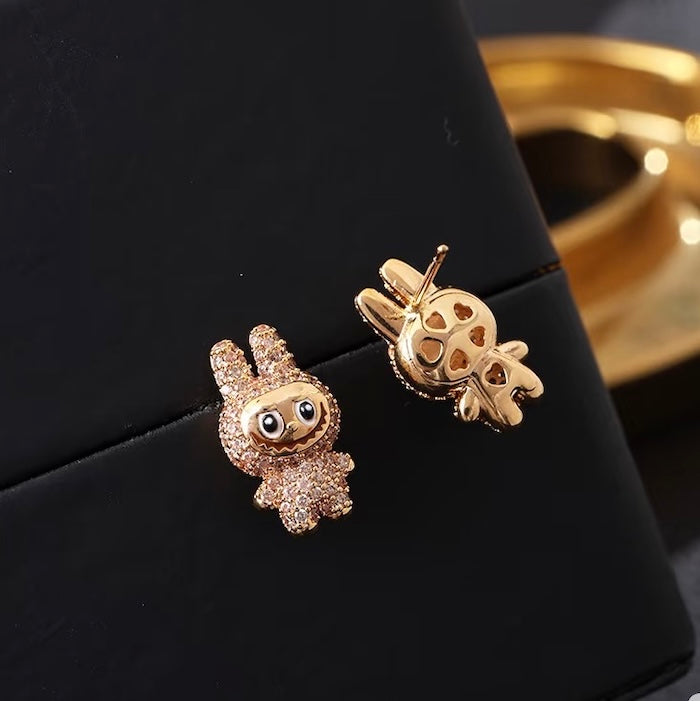 Dazzling Labubu Stud Earrings