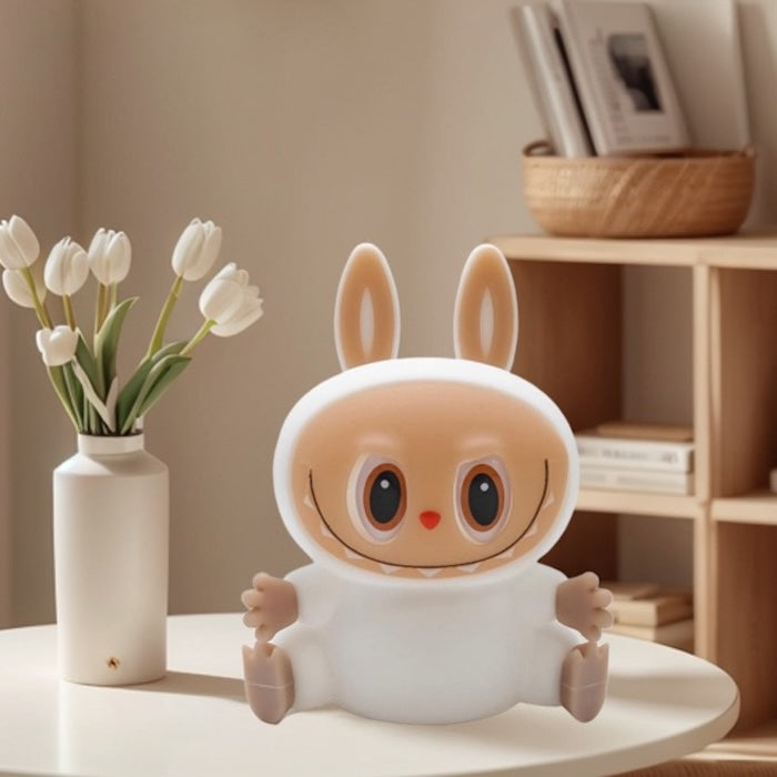 Labubu Night Lamp – Soft Silicone Rechargeable Tap Light
