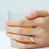Dazzling Marquise Moissanite Ring