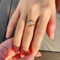 Dazzling Marquise Moissanite Ring
