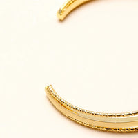Minimalist Open Bangle Set – Gold & Silver