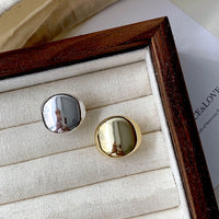 Minimalist Mirror Dot Adjustable Ring