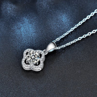 Moissanite Lucky Clover Necklace