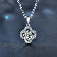 Moissanite Lucky Clover Necklace