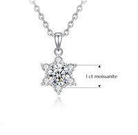 Luxurious Moissanite Snowflake Necklace