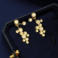 Flower Sky Two Piece Statement Earrings