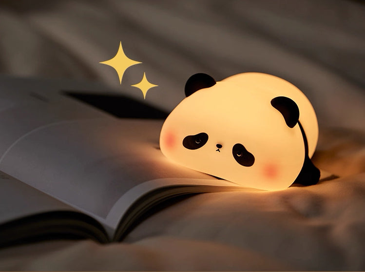 Panda Night Lamp – Soft Silicone Rechargeable Light