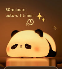 Panda Night Lamp – Soft Silicone Rechargeable Light