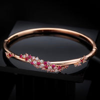 Peach Blossom Sparkle Bangle