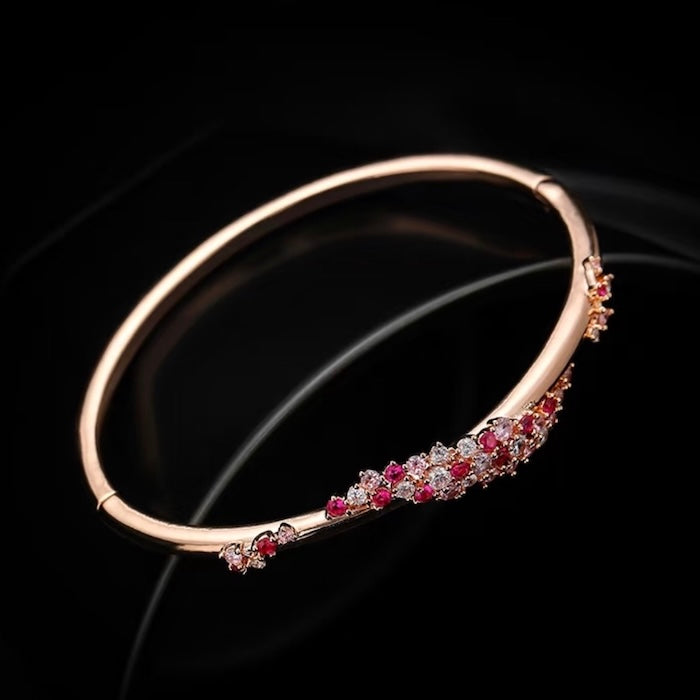 Peach Blossom Sparkle Bangle