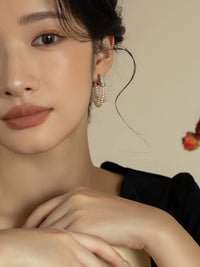 Multi-layer Pear Chain Earrings