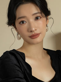 Multi-layer Pear Chain Earrings