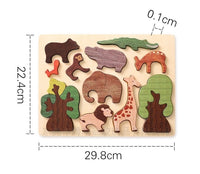Wooden Safari Animal Puzzle
