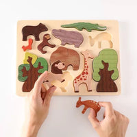 Wooden Safari Animal Puzzle

