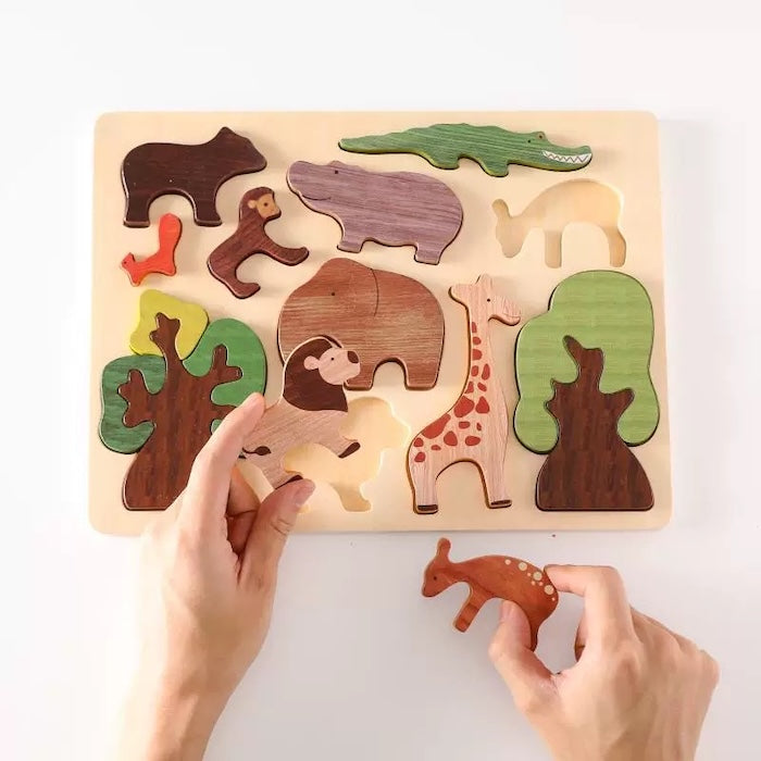 Wooden Safari Animal Puzzle
