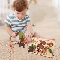 Wooden Safari Animal Puzzle
