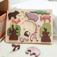 Wooden Safari Animal Puzzle

