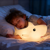 Baby Shark Night Lamp – Soft Silicone Rechargeable Baby Light