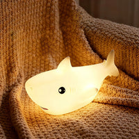 Baby Shark Night Lamp – Soft Silicone Rechargeable Baby Light