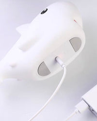 Baby Shark Night Lamp – Soft Silicone Rechargeable Baby Light