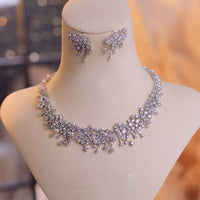 Bridal Shining Star Necklace & Earrings Set