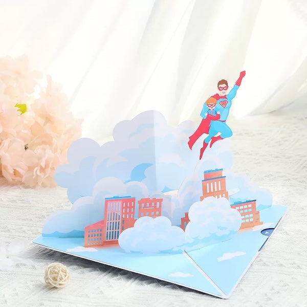 3D Card - Super Dad - Father's Day Card