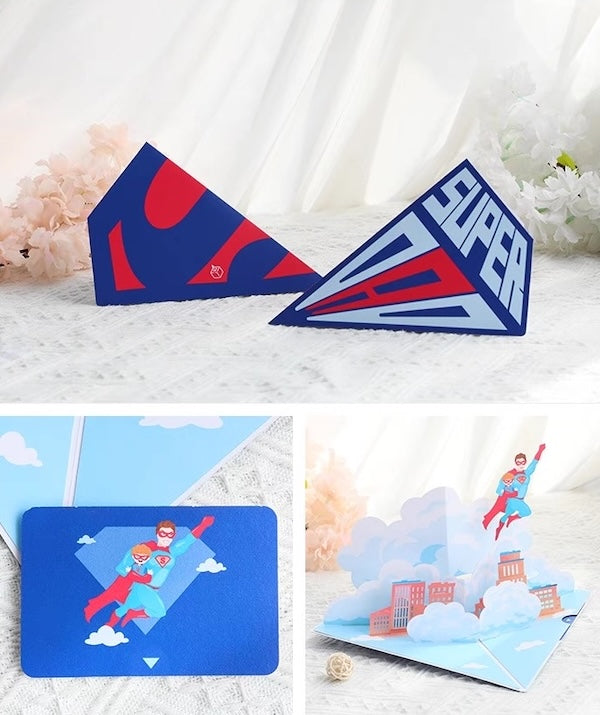 3D Card - Super Dad - Father's Day Card