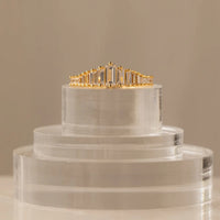 Transition Eternity Rings with Emerald-cut Stones