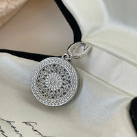 Vintage Compass Spinner Necklace n Ring Set