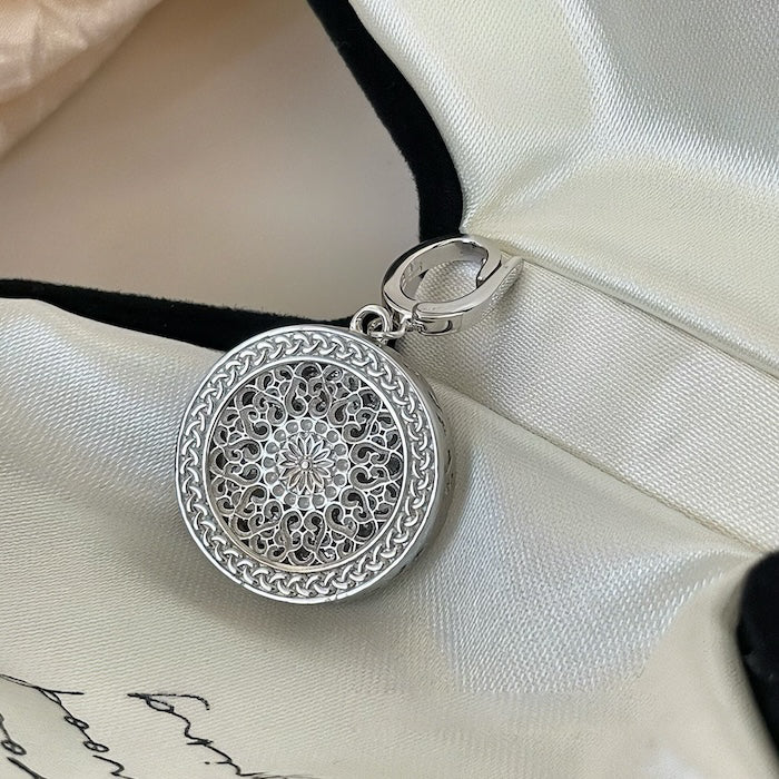 Vintage Compass Spinner Necklace n Ring Set