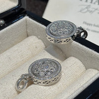 Vintage Compass Spinner Necklace n Ring Set