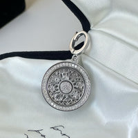 Vintage Compass Spinner Necklace n Ring Set