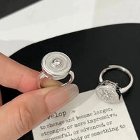 Vintage Compass Spinner Necklace n Ring Set