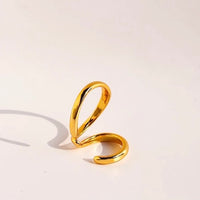 Minimalist Wave Line Ear Cuff