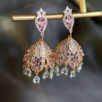 Wind Bell-Inspired French Palace Earrings