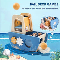 Wooden 5 in 1 Activity Boat Toy
