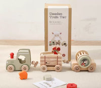 Wooden Train Learning Toy