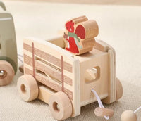 Wooden Train Learning Toy
