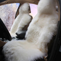 Luxury Real Wool Car Seat Cover – Long Hair Lambskin