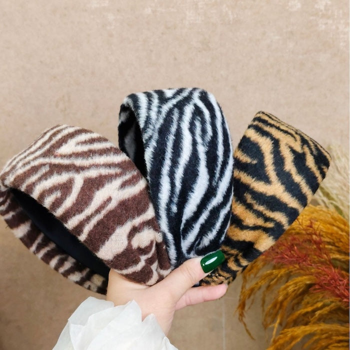 Zebra Print Statement Headband