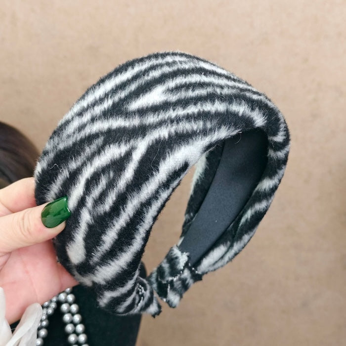 Zebra Print Statement Headband