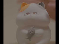 Cute Cat Night Lamp – Soft Silicone Rechargeable Tap Light